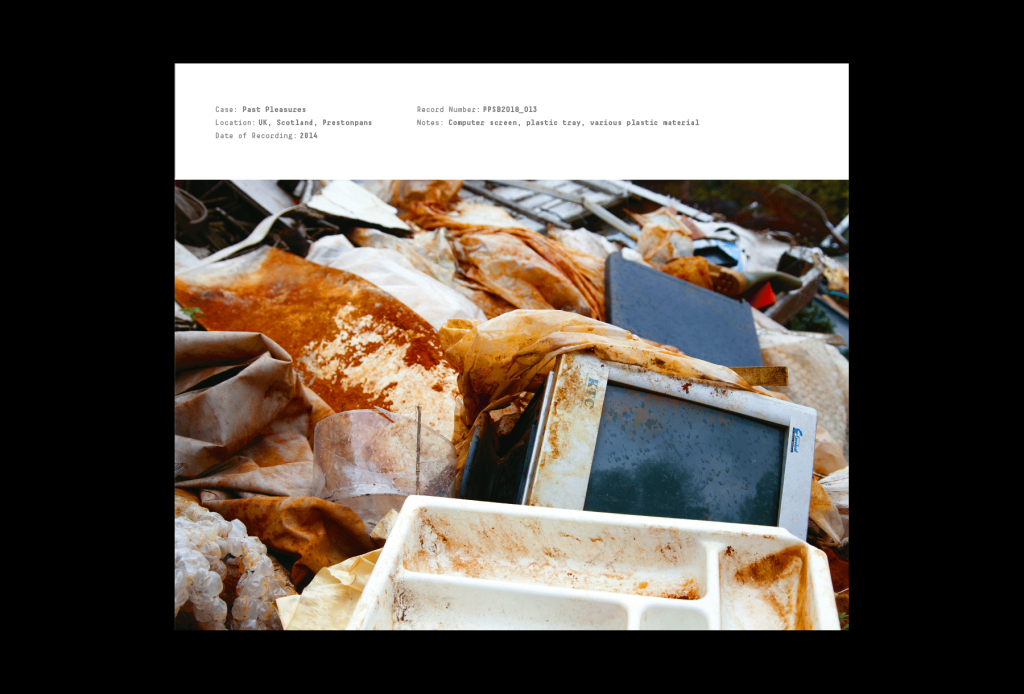 Computer screen and other unidentified elements decaying