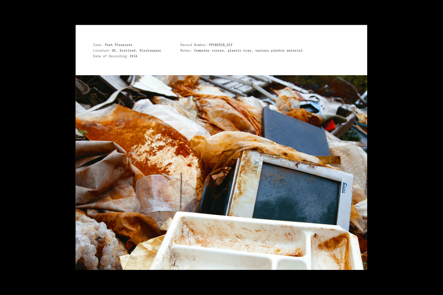 Computer screen and other unidentified elements decaying